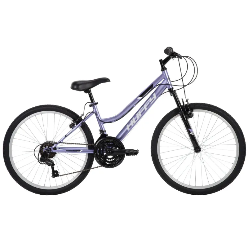 Photo 1 of **FINAL SALE**Huffy 24" Rock Creek Mountain Bike, Fits Riders 4'8" - 5'8", Purple, Adult, Women's
