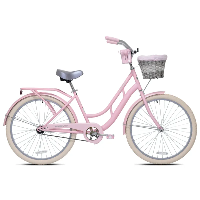Photo 1 of **FINAL SALE/MINOR SCRATCHES ON FRAME**26" Kent Charleston Cruiser Bicycle, Fits Riders 5'2"-5'10", Pink, Adult, Unisex

