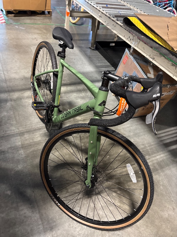 Photo 1 of **FINAL SALE/MINOR SCRATCHES**700c Ozark Trail G.1 Explorer Drop Bar Gravel Bike, Medium Frame, Fits Riders 5'5" - 5'10", Green, Adult
