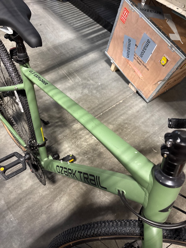 Photo 1 of **FINAL SALE/MINOR SCRATCHES**700c Ozark Trail G.1 Explorer Drop Bar Gravel Bike, Medium Frame, Fits Riders 5'5" - 5'10", Green, Adult
