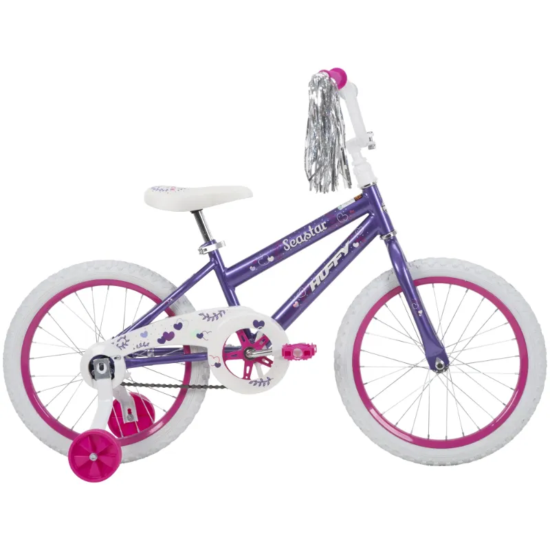 Photo 1 of **FINAL SALE**Huffy 18" Sea Star Kids' Bike, Fits Riders 3'5" - 4'1", Purple, Child, Girl's
