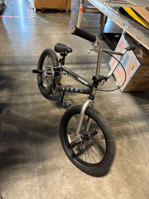 Photo 1 of **FINAL SALE**Mongoose Rebel X1 BMX Bike, 20-in. Wheels, Kids Ages 7-14 Years, Gray Child Bicycle
