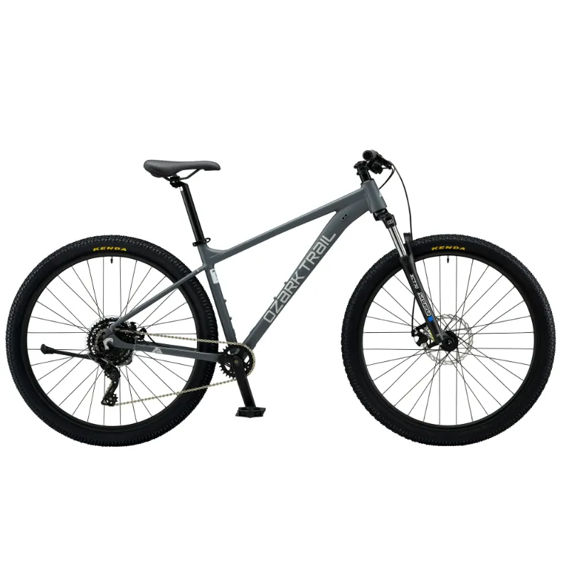 Photo 1 of **FINAL SALE/MINOR SCRATCHES/FRONT TIRE FLAT-MAY HAVE HOLE OR JUST FLAT**29" Ozark Trail Ridge Mountain Bike, Medium Frame, Fits Riders 5'7" - 5'11", Gray, Adult
