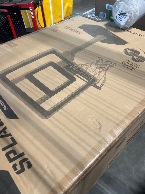 Photo 1 of **MISSING SOME PIECES**GoSports Splash Hoop Legend Pool Basketball Hoop Game with Water Weighted Base, Adjustable Height, and Regulation Steel Rim - Black