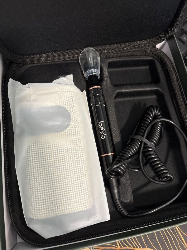Photo 1 of **MISSING ATTACHMENTS**Professional Rechargeable Nail Drill Machine, Lavinda Diamond 35000RPM Electric Nail File Cordless Portable Nail Drill with Coreless Motor for Acrylic Nails, Manicure Pedicure Tool, Crystal Diamond
