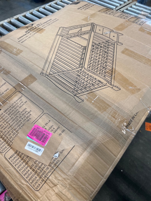 Photo 1 of *** ONLY BOX 2/2 MISSING 1/2 ***Dream On Me 5 in 1 Brody Convertible Crib With Changing Table, Converts From Crib to Toddler Bed, Day Bed and Kids Sofa and Full Size Bed, JPMA Certified Baby Crib