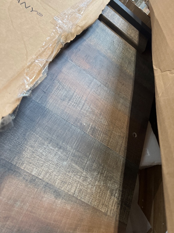 Photo 1 of *** FOR SCRAP WOOD AND METAL ONLY ***Signature Design by Ashley Trinell Rustic Panel Headboard, Full, Warm Brown