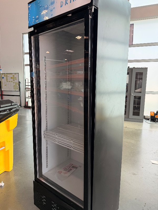 Photo 1 of ***PARTS ONLY NEEDS REPAIR****ECEVT 15 Cu.ft. Commercial Refrigerators Glass Door Beverage Refrigerators Commercial Fridge Upright Display Cooler with Soft LED Light and Adjustable Shelves for Restaurant Grocery Stores Home
