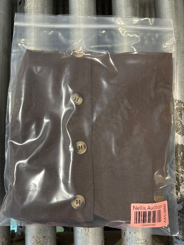 Photo 1 of **MISSING SHORTS** PRETTYGARDEN Women's Summer 2 Piece Outfits Sleeveless Matching Sets Button Down V Neck Vest Waistcoat and Pockets Shorts (Dark Coffee, Large)