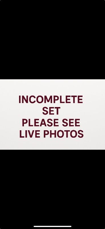 Photo 1 of **No Return**No Return**No Return**No Return**No Return**No Return**
**No Return**No Return**No Return**No Return**No Return**No Return**
1) FLASH FURNITURE GLENBROOK 42" SQUARE TABLE TOP WITH BLACK OR MAHOGANY REVERSIBLE LAMINATE TOP
2) 40 X 85 IN SLIDIN