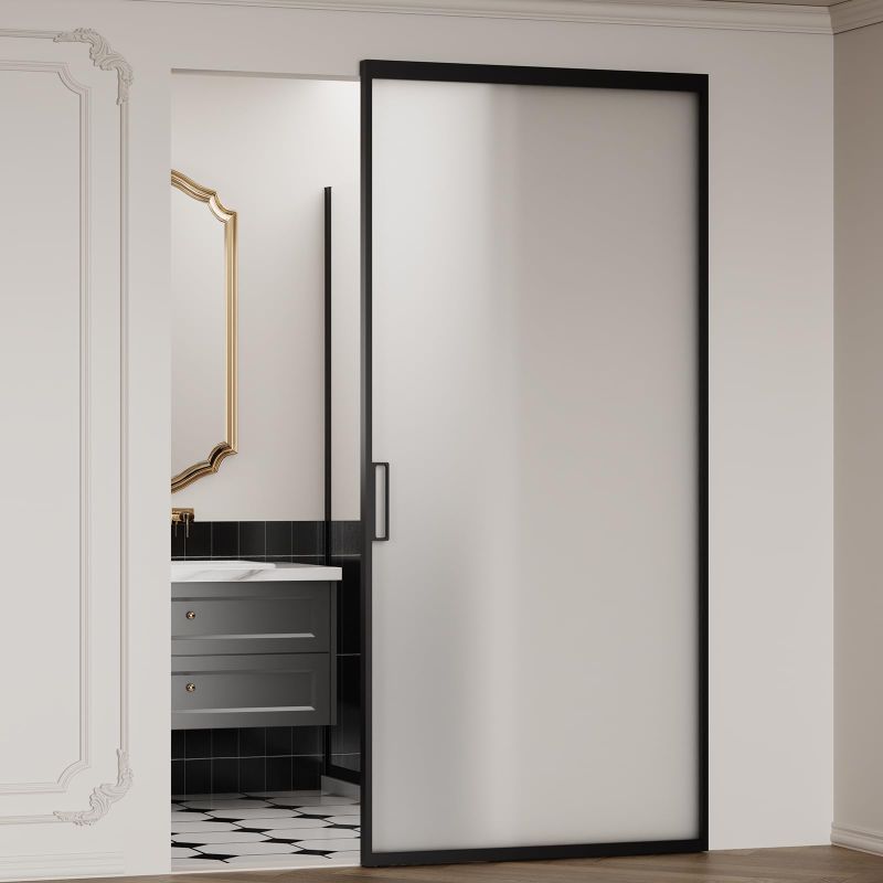 Photo 1 of **No Return**No Return**No Return**No Return**No Return**No Return**
**No Return**No Return**No Return**No Return**No Return**No Return**
1) FLASH FURNITURE GLENBROOK 42" SQUARE TABLE TOP WITH BLACK OR MAHOGANY REVERSIBLE LAMINATE TOP
2) 40 X 85 IN SLIDIN