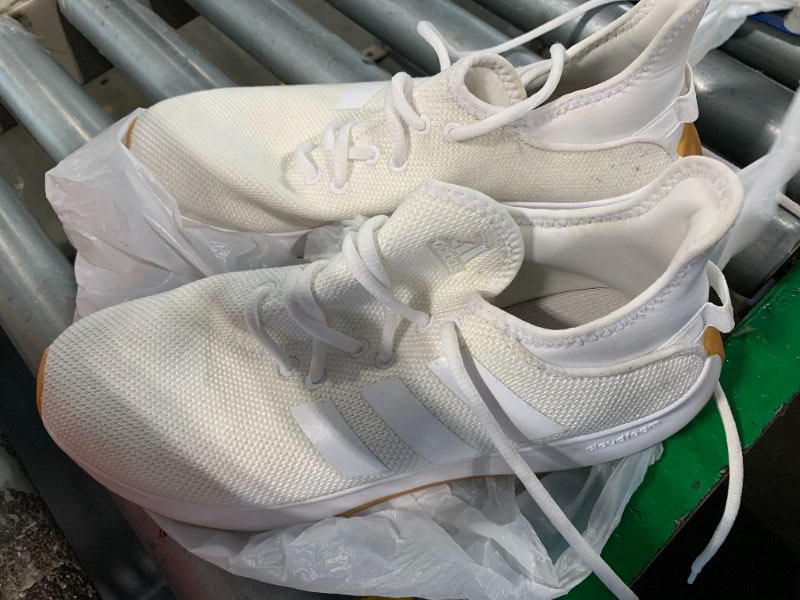 Photo 1 of adidas Women's Cloudfoam Pure Sneaker, White/White/Gum, 9