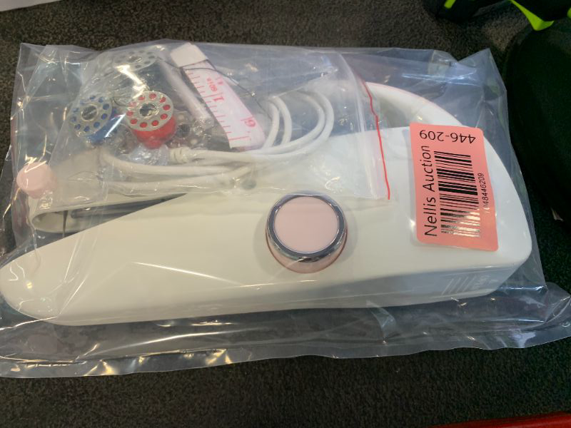 Photo 1 of **DOESNT WORK**PARTS ONLY***Sewing Machine, Handheld Sewing Machine for Beginners, Two Speed Adjustment, Easy to Use and Fast Stitch Suitable for Clothes,Fabrics, DIY Home Travel (Pink)