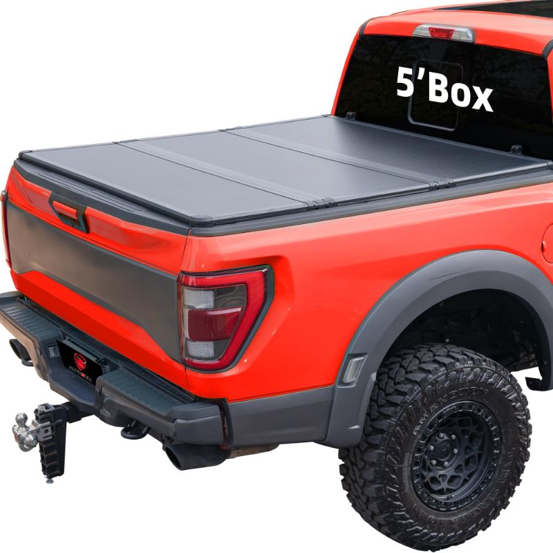 Photo 1 of **No Return**No Return**No Return**No Return**No Return**No Return**No Return**
1) HARD TOP TRI FOLD TONNEAU COVER COMPATIBLE WITH 2019-2025 FORD RANGER 5FT BED (61") ALLOY STEEL AND FIBERGLASS MADE
2) ONOTETUT 6 TIER INDUSTRIAL PIPE SHELVES WITH WOOD PLA