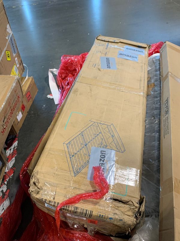 Photo 1 of **No Return**No Return**No Return**No Return**No Return**No Return**
1) UTILITY SERVICE CART 2 SHELF - 880LBS CAPACITY HEAVY-DUTY PLASTIC ROLLING UTILITY CARTS WITH 5 OF 360° SWIVEL WHEELS AND HANDLE, LARGE SERVICE CART FOR GROCERIES, WAREHOUSE,GARAGE 43.