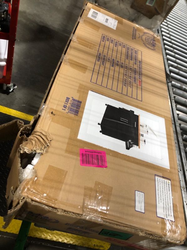 Photo 1 of **No Return**No Return**No Return**No Return**No Return**No Return**
1) UTILITY SERVICE CART 2 SHELF - 880LBS CAPACITY HEAVY-DUTY PLASTIC ROLLING UTILITY CARTS WITH 5 OF 360° SWIVEL WHEELS AND HANDLE, LARGE SERVICE CART FOR GROCERIES, WAREHOUSE,GARAGE 43.