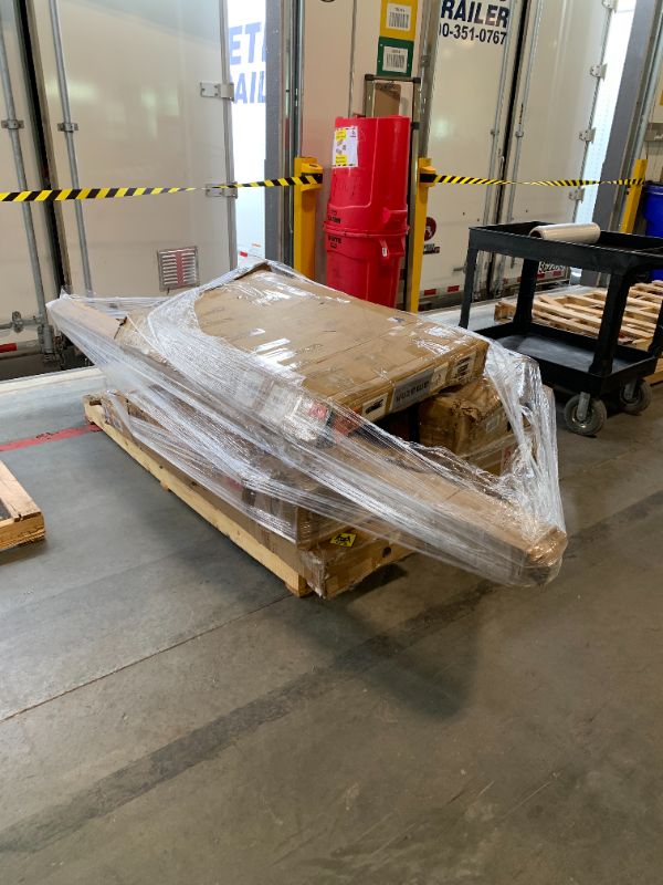 Photo 1 of **No Return**No Return**No Return**No Return**No Return**No Return**
1) UTILITY SERVICE CART 2 SHELF - 880LBS CAPACITY HEAVY-DUTY PLASTIC ROLLING UTILITY CARTS WITH 5 OF 360° SWIVEL WHEELS AND HANDLE, LARGE SERVICE CART FOR GROCERIES, WAREHOUSE,GARAGE 43.