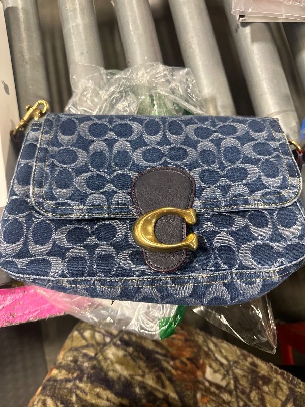Photo 1 of **CLASP IS MISSING** Coach Soft Tabby, Indigo Midnight Navy Multi
