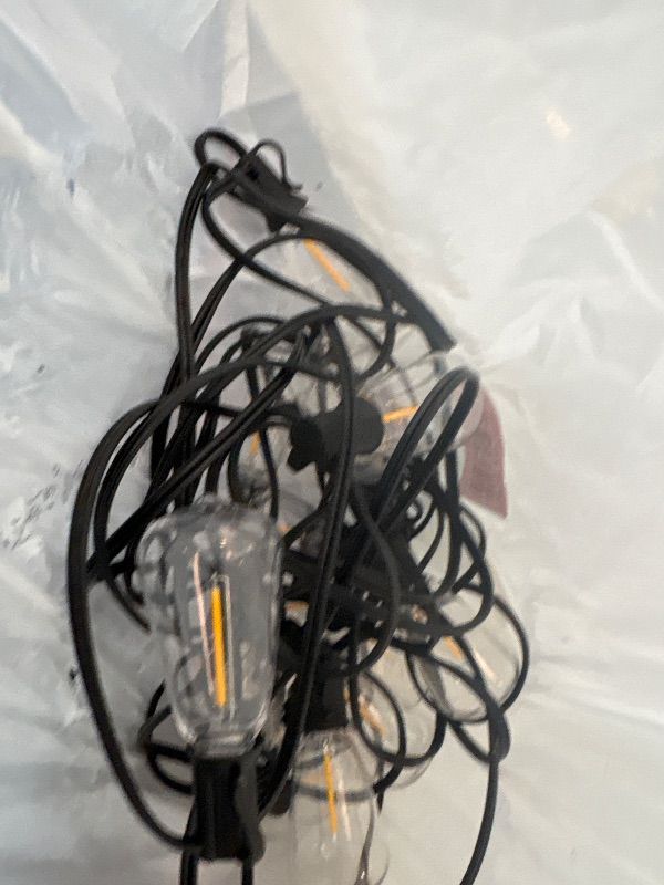 Photo 1 of **25 FT.** AUBVERC Outdoor String Lights 25FT 26 Shatterproof LED Bulbs, UL Certified Patio Lights Outdoor Light Strings Waterproof for Patio Yard Outside Party Wedding, Connectable Dimmable 25 Sockets 2700K