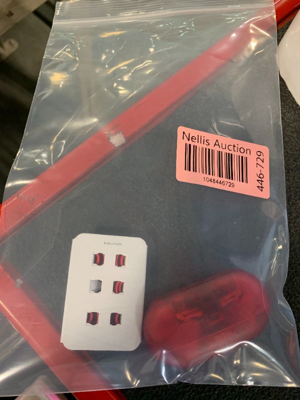 Photo 1 of *Minor Damaged*
Beats Solo Buds - Wireless Bluetooth Earbuds | 18 Hours of Battery Life | Apple & Android Compatibility | Built-in Microphone - Transparent Red