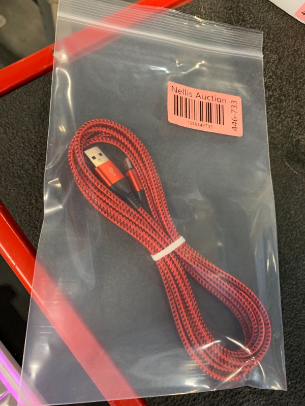 Photo 1 of **RED CHARGER ONLY** USB C Cable 10 ft 3Pack, Extra Long USB A to USB C Cable 10ft Braided Type C Fast Charging Cord for Samsung Galaxy S20 S21 S22 S23 S24 Ultra 5G S10 S9, A20 A51 A52 A72, iPhone 15 Series, PS5, Switch