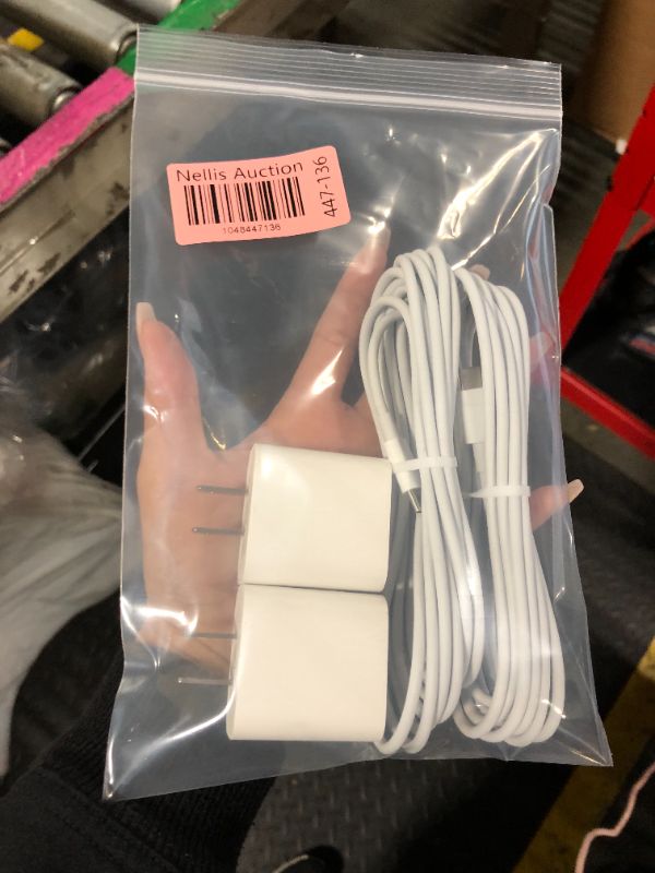 Photo 1 of [Apple MFi Certified]Fast iPhone 14 Charger 3Pack,10FT USB C to Lightning Charging Cord with Fast USB Type C Charger Adapter for iPhone 14/14 Pro Max/13 Pro/13/12 Mini/12 Pro Max/11Pro Max/Xs and iPad
**Missing one piece**