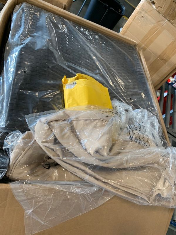 Photo 1 of **No Return**No Return**No Return**No Return**No Return**No Return**
1) GARVEEHOME 3-SEATER SOFA COUCH, 83 IN WIDE FAUX LEATHER SOFA COUCH WITH SPRING CUSHION, MODERN SOFA WITH DEEP SEATS AND 2 REMOVABLE BACK CUSHIONS, FOR LIVING ROOM, BEDROOM, APARTMENT,