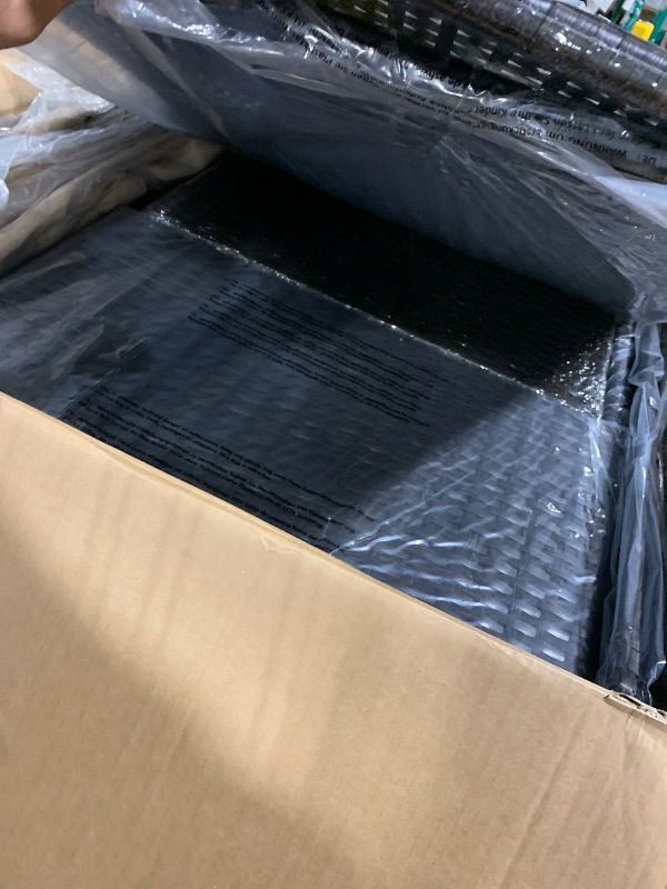 Photo 1 of **No Return**No Return**No Return**No Return**No Return**No Return**
1) GARVEEHOME 3-SEATER SOFA COUCH, 83 IN WIDE FAUX LEATHER SOFA COUCH WITH SPRING CUSHION, MODERN SOFA WITH DEEP SEATS AND 2 REMOVABLE BACK CUSHIONS, FOR LIVING ROOM, BEDROOM, APARTMENT,