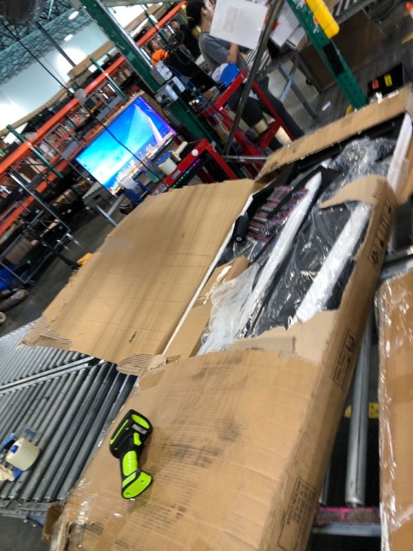 Photo 1 of **No Return**No Return**No Return**No Return**No Return**No Return**
1) GARVEEHOME 3-SEATER SOFA COUCH, 83 IN WIDE FAUX LEATHER SOFA COUCH WITH SPRING CUSHION, MODERN SOFA WITH DEEP SEATS AND 2 REMOVABLE BACK CUSHIONS, FOR LIVING ROOM, BEDROOM, APARTMENT,