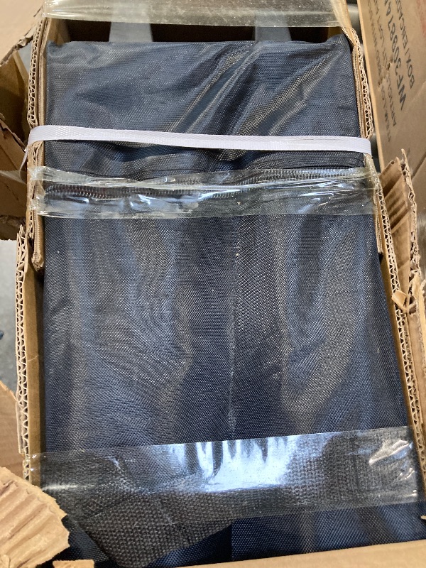 Photo 1 of 10' x 10' Replacement Steel Canopy Frame, Durable, Easy Open/Close, Black or White (Black)