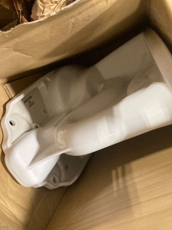 Photo 1 of ****BOTTOM ONLY**** TOTO Drake Two-Piece Elongated 1.6 GPF Universal Height TORNADO FLUSH Toilet with CEFIONTECT, Cotton White - CST776CSFG#01