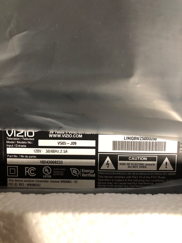 Photo 1 of ***SOLD AS PARTS**
VIZIO 50-Inch V-Series 4K UHD LED Smart TV with Voice Remote, Dolby Vision, HDR10+, Alexa Compatibility, 2022 Model. 