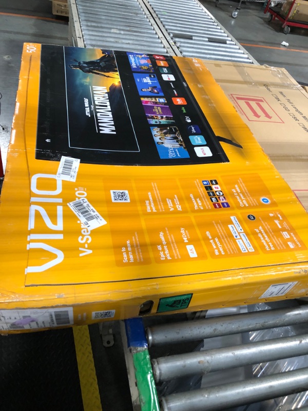 Photo 1 of ***SOLD AS PARTS**
VIZIO 50-Inch V-Series 4K UHD LED Smart TV with Voice Remote, Dolby Vision, HDR10+, Alexa Compatibility, 2022 Model. 