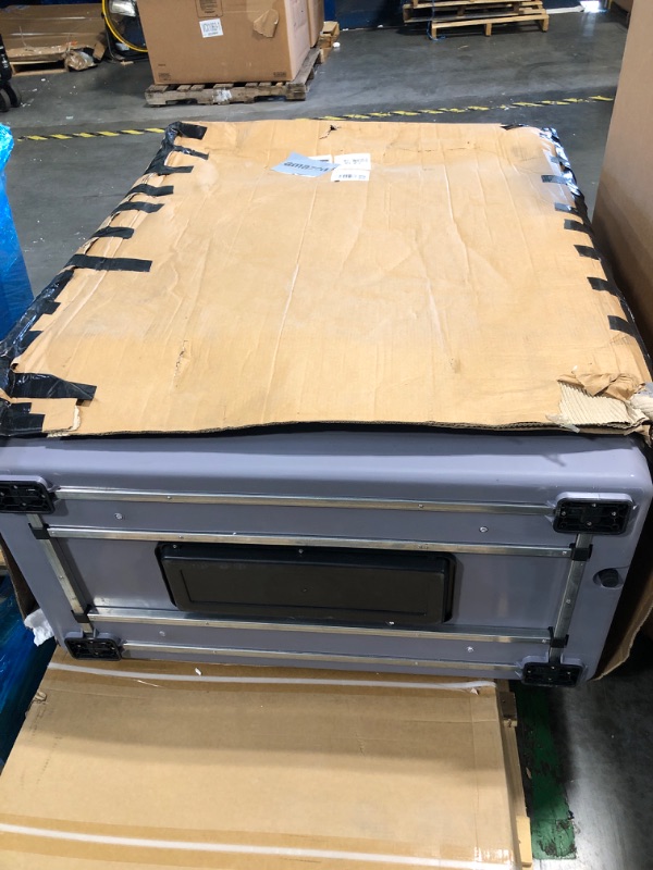 Photo 1 of 12000 CFM Evaporative Cooler 59", 160L- - 42.3 Gal Tank, 90°Oscillation, 450W 6 Speeds Swamp Water Cooler 120V, Industrial Strength Swamp Cooler for Outdoor Commercial Factories - Gray