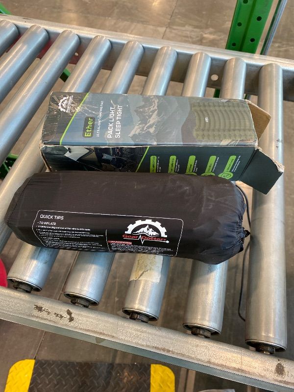 Photo 1 of *USED*
GearDoctors® Ether Ultralight Sleeping Pad 17.5oz – Compact Camping Air Mattress – Inflatable Sleeping Mat for Backpacking, Hiking, Tent, Outdoor Travel