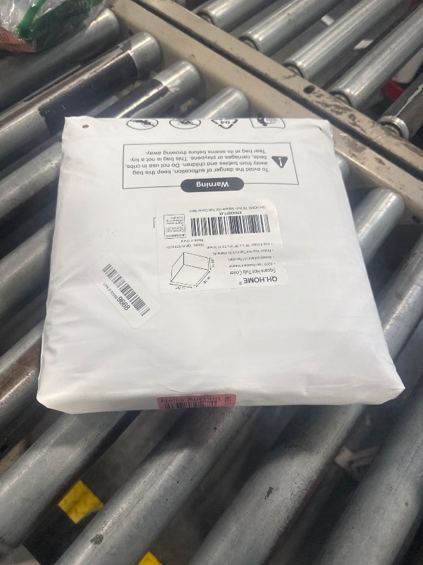 Photo 1 of 1000N Tearing Strength Hot Tub Cover Protector 76 x 76 inch fits 75 x 75, 74 x 74, 72 x 72 inch or 71 x 71 Square SPA, Hot Tub Covers Replacement -Wheat