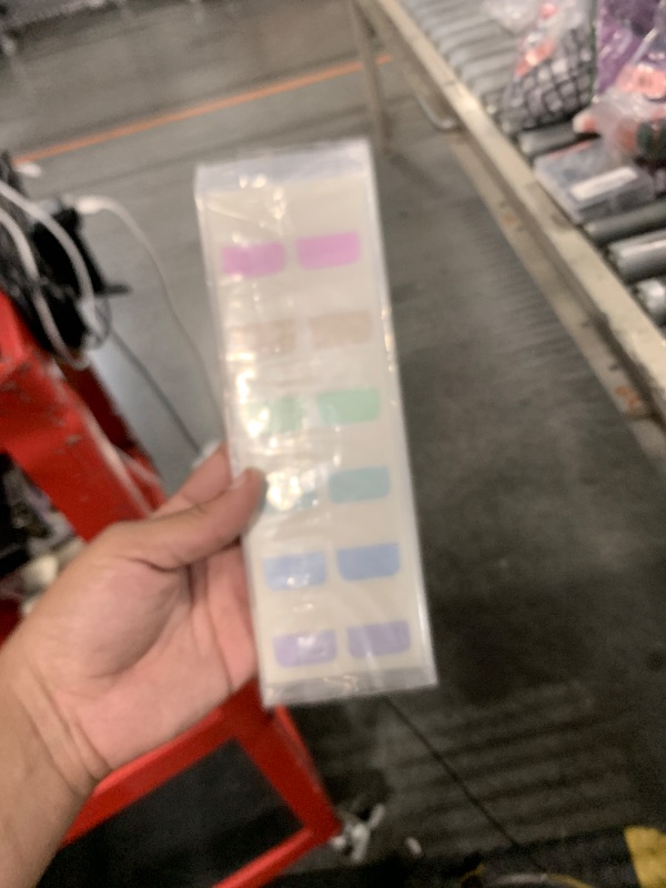 Photo 1 of 240 Pcs Sticky Index Tabs, Colored Book Sticky Tabs for Notebooks, Repositionable Page Tabs for Notebooks File Classification,12 Colors (1 Inch)