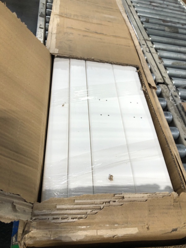 Photo 1 of ***Sold as parts - missing hardware****89in H x 62in W x 47in L (1 Enclosure) Zippity Hampton Outside Shower Enclosure Kit with Door, White Vinyl Outdoor Shower Kit for Pool Shower, Outdoor Changing Room, Beach Shower, ZP19009. 