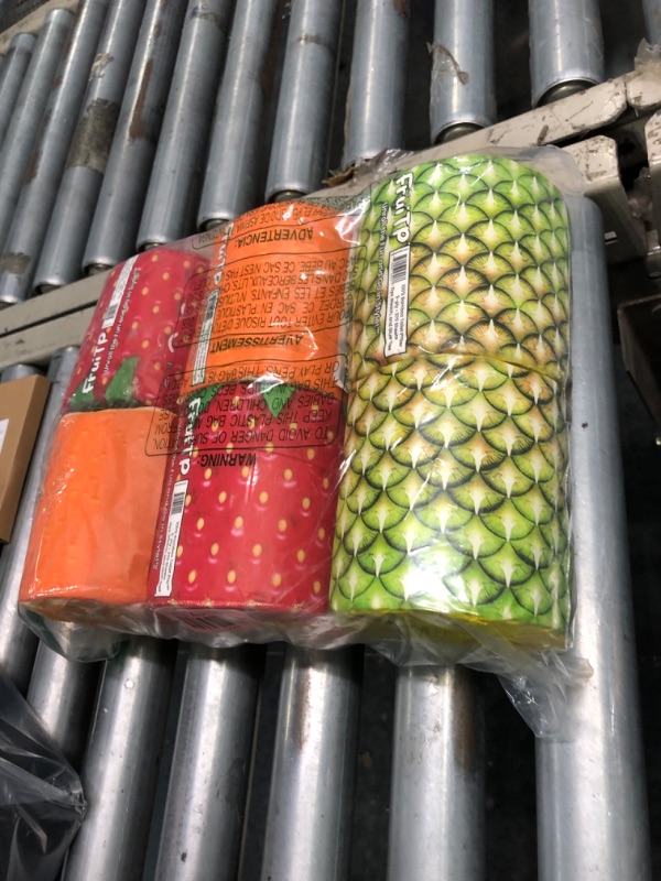 Photo 1 of **MISSING 6** Gaias Premium and Soft Fruit TP Organic Bamboo Toilet Paper | 12 Mega Rolls, 3 Ply, 370 Sheets | FSC Certified, PFAS & BPA Free, Eco-Friendly, Sustainable Tissue - Plastic Free, Septic Safe, Vegan