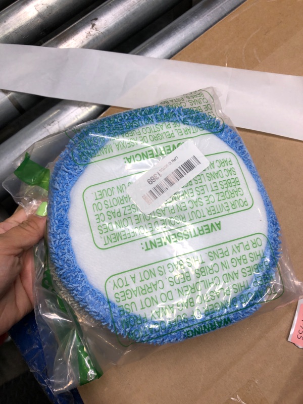 Photo 1 of [Universal] 4 Pcs Mop Pads Replacement for Cordless Electric Mop, Machine Washable and Reusable Microfiber Mop Pads for ID-EM002-N1 or Others, Included 2 Mopping Pads+2 Waxing Pads