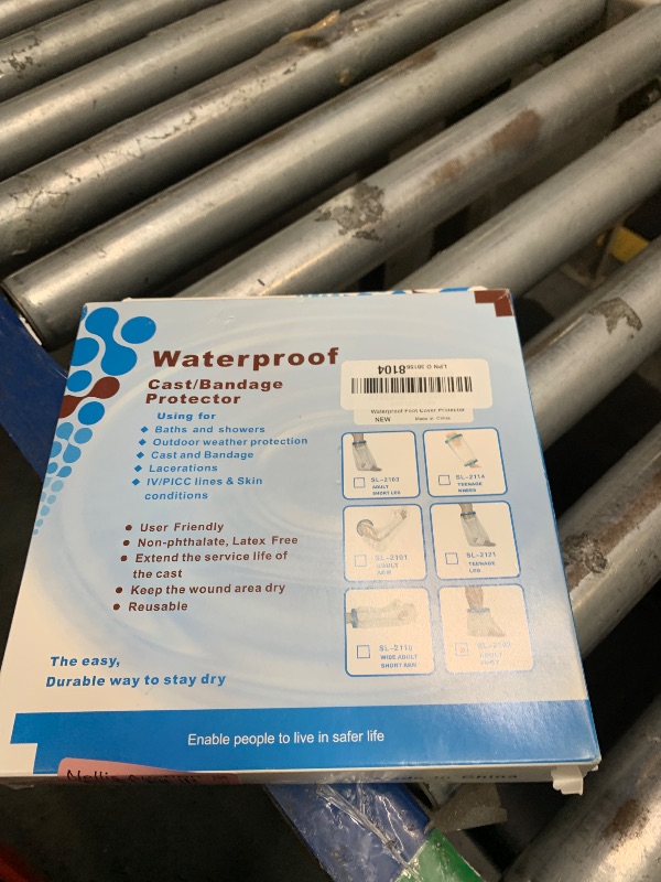 Photo 1 of 100% Waterproof Foot Cast Cover Wound Protector for Shower Bath, Watertight Cast Bag Covers for Broken Surgery Foot, Wound and Burns - Reusable [2025 Upgrade]