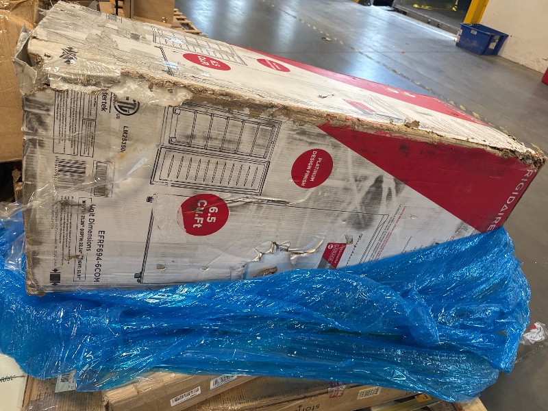 Photo 1 of ** ONLY PARTS** Frigidaire EFRF694, 6.5 cu ft, Upright Freezer, Platinum Series, Stainless steel