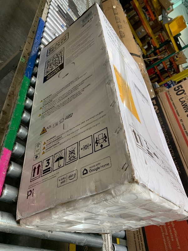 Photo 1 of 
** ONLY PARTS ** BLACK+DECKER Portable Air Conditioner, 12,000 BTU (8,000 BTU SACC) for Rooms up to 550 Sq. Ft., Portable AC with Follow Me Remote Control and Window Kit, BPACT12WT, White