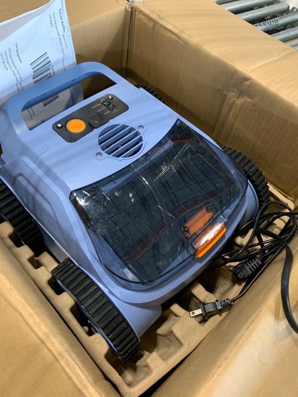 Photo 1 of (2025 New) Robotic Pool Vacuum, Robotic Pool Cleaner for Inground Pools, Pool Robot with Smart Navigation, Floor/Wall/Waterline Cleaning, 180 Mins Runtime for Pool Up to 2100 Sq.ft