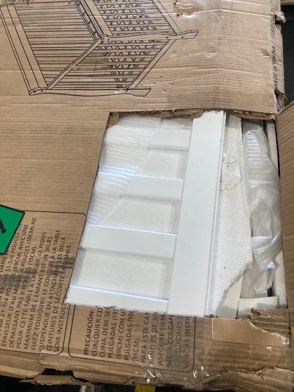 Photo 1 of Dream On Me 5 in 1 Brody Convertible Crib With Changing Table, Converts From Crib to Toddler Bed, Day Bed and Kids Sofa and Full Size Bed, JPMA Certified Baby Crib