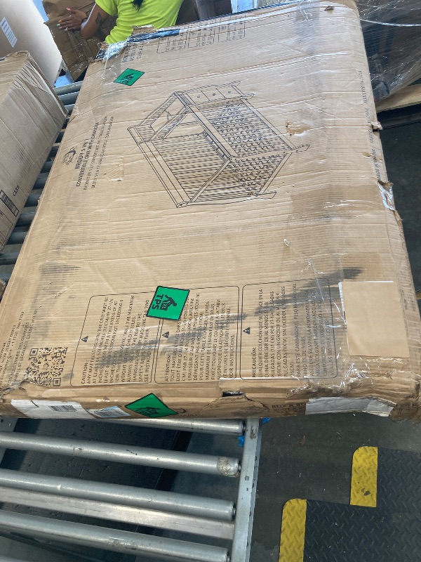 Photo 1 of Dream On Me 5 in 1 Brody Convertible Crib With Changing Table, Converts From Crib to Toddler Bed, Day Bed and Kids Sofa and Full Size Bed, JPMA Certified Baby Crib