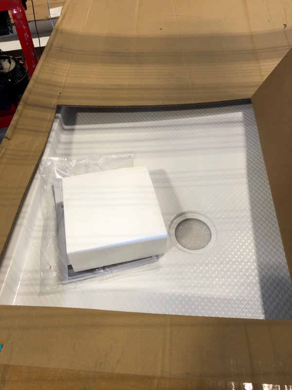 Photo 1 of ***SIZE UNSURE***DreamLine SlimLine 30 in. D x 60 in. W x 2 3/4 in. H Right Drain Single Threshold Shower Base in Black, DLT-1130602-88