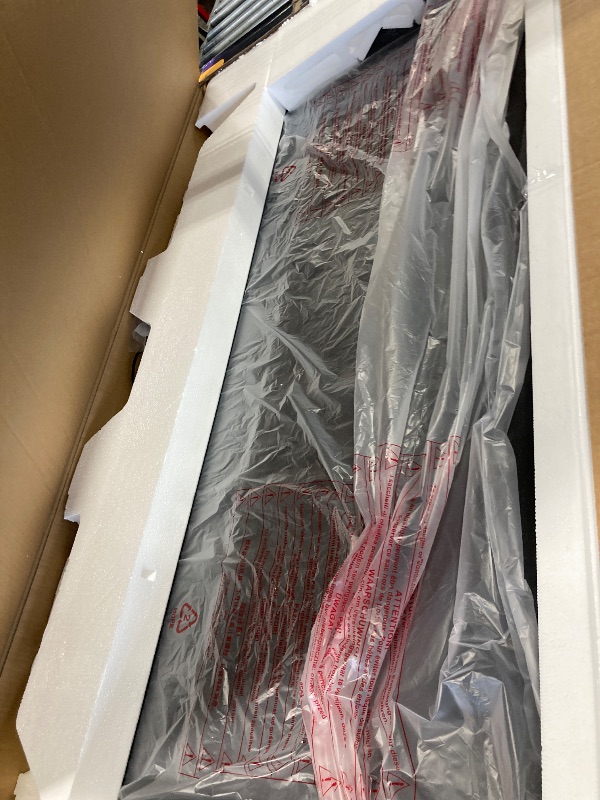 Photo 1 of **SCREEN IS DAMGED AND ELECTRICAL CORD MISSING**Roku Smart TV – 75-Inch Plus Series 4K QLED RokuTV with Roku Voice Remote Pro, Dolby Vision, Striking 4K Resolution, Automatic Brightness, & Seamless Streaming – Live Local News & Sports. 