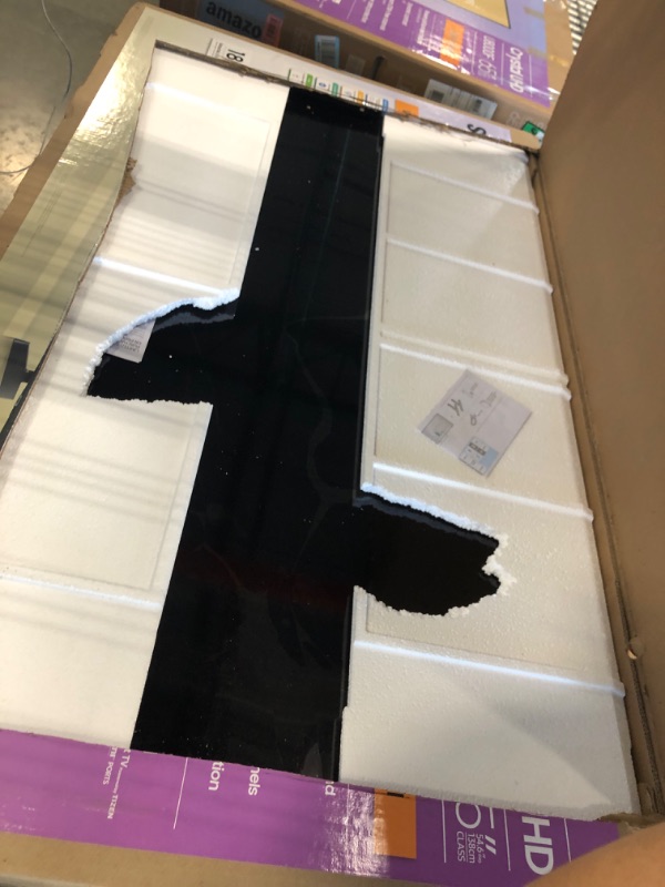 Photo 1 of ****ONLY FOR PARTS***BROKEN SCREEN***Samsung 55 Inch U8000F LED 4K Smart TV, Black