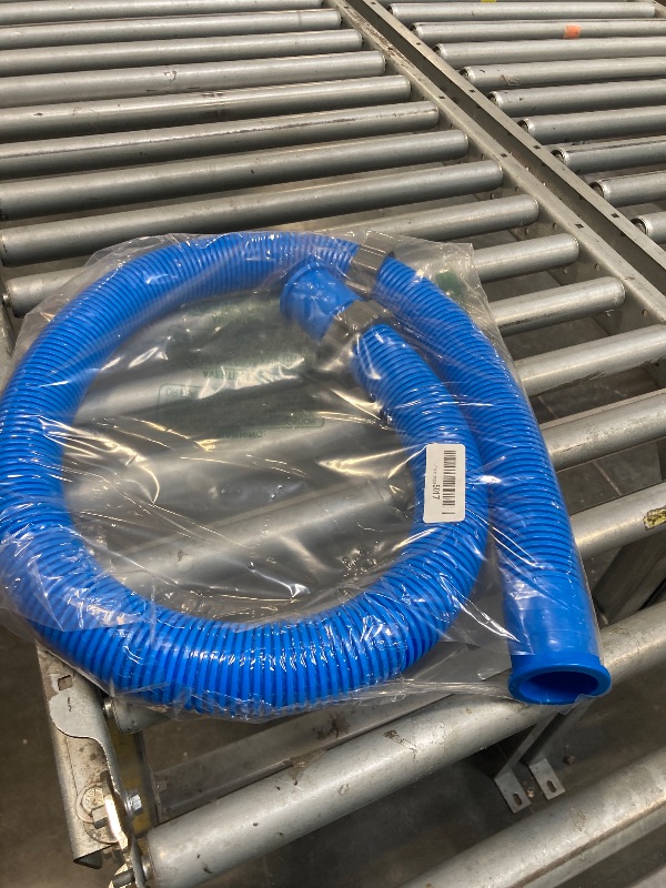 Photo 1 of 1.5" Replacement Pool Pump Hose for Above Ground Pools Accessories - 29060E Pool Hoses for Intex 1,500 GPH Pump, Sand Filters ? Saltwater System (Blue -1 Pack)